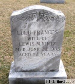 Lulu Frances Summers Kintz