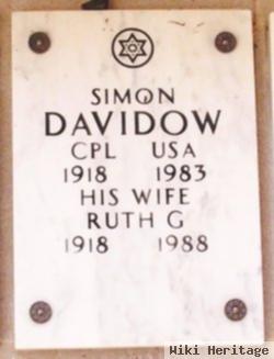 Corporal Simon Davidow