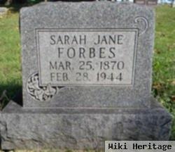 Sarah Jane Forbes