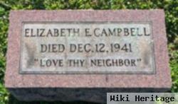 Elizabeth E Campbell Persons