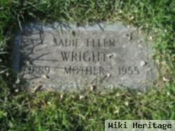 Sadie Ellen "nellie" Wright