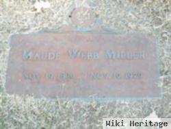 Maude Webb Miller