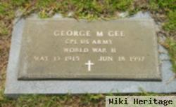 George M Gee