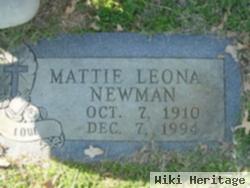 Mattie Leona Newman