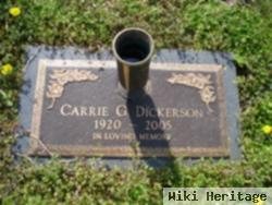 Carrie G Dickerson