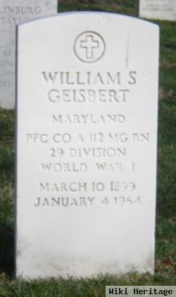 William Snouffer Geisbert, Sr