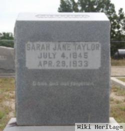 Sarah Jane Taylor