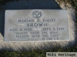 Marion E Knott Brown