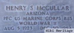 Pfc Henry S Mccullar