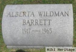 Alberta Wildman Barrett