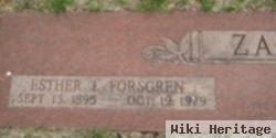 Esther L. Forsgren Zarker