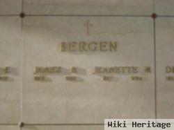 Jeanette M Bergen