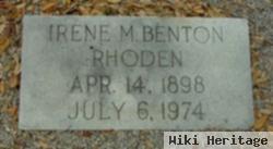 Irene Margaret Benton Rhoden