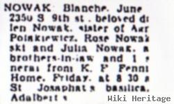 Bronislawa "blanche" Nowak