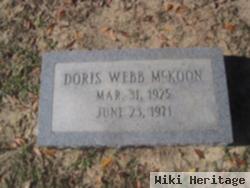 Doris Webb Mckoon