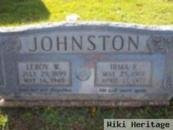 Leroy W Johnston