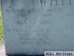 Rev Edward Brunson Whitson