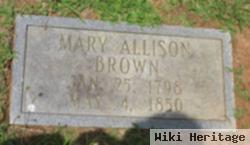 Mary Allison Brown