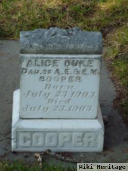 Alice Duke Cooper