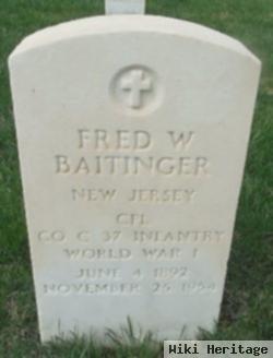 Fred W Baitinger