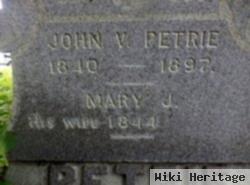 Mary J Petrie