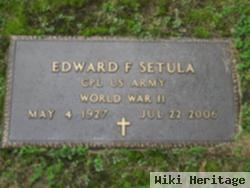 Edward F Setula