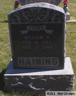 William A. Haining