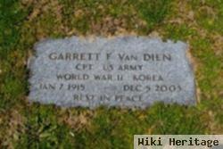 Capt Garrett F Van Dien