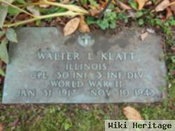 Walter L Klatt