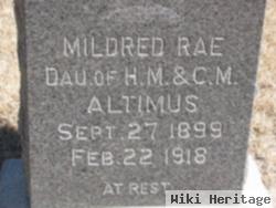 Mildred Rae Altimus