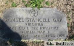 Pvt Samuel Stancell Gay