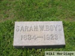 Sarah W. Westfall Boyd