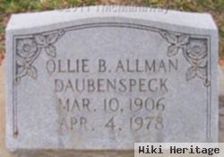 Ollie Ellen Blackwelder Daubenspeck