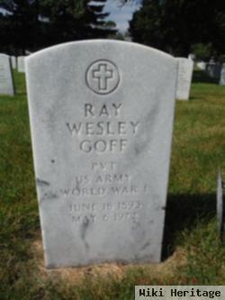 Ray Wesley Goff