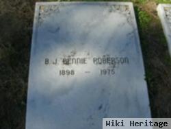 B J "bennie" Roberson