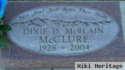 Dixie Doris Mcblain Mcclure