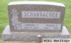 Edward F Schanbacher