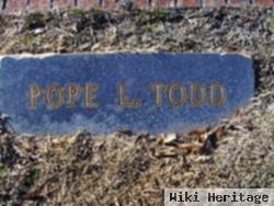 Pope Lee Todd
