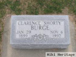 Clarence "shorty" Burge