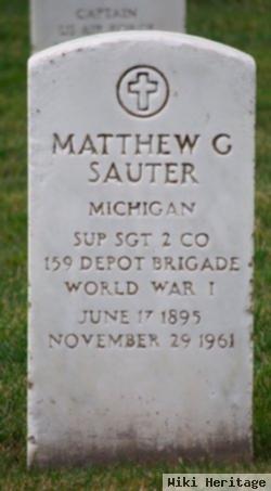Matthew G Sauter