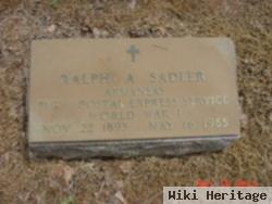 Ralph Archibald Sadler, Jr