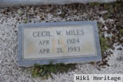 Cecil W Miles