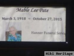 Mable Lee Brown Pate