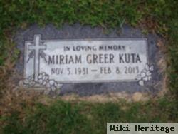 Mrs Miriam "mitzi" Greer Kuta