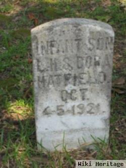 Infant Son Of L.h. And Dora Hatfireld