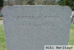 George W Rider