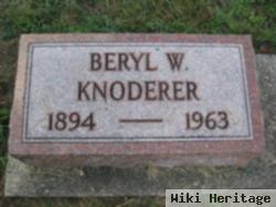 Beryl W Knoderer