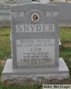 Bertha Snyder