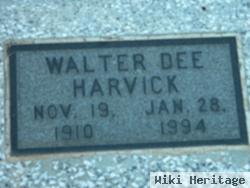 Walter Dee Harvick