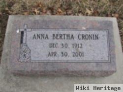 Anna Bertha "bertie" Olson Cronin